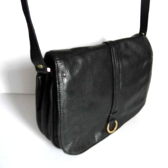 RELATIVITY Leather Purse Black Genuine Bag - Picture 3 of 7